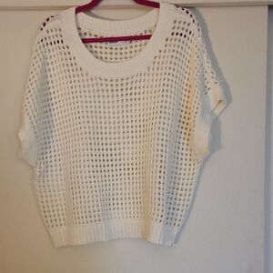 Women's White Knit Sweater